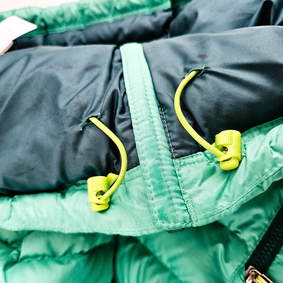 Patagonia Down Sweater Puffer Jacket Womens S Aqua Stone Front Zip Quilted - Picture 8 of 16